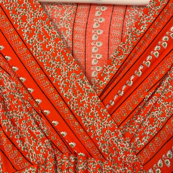 Orange Pattern Dress - Picture 4 of 8